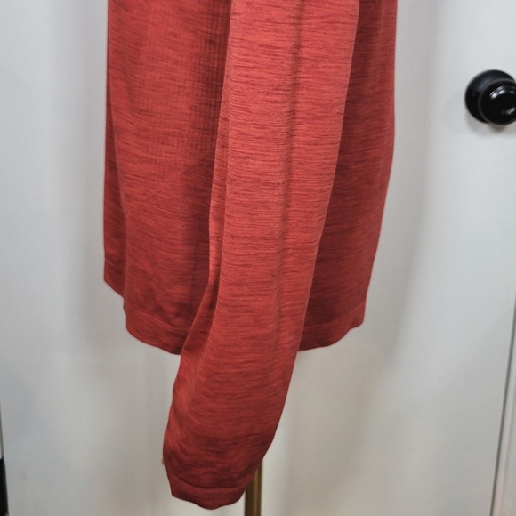 Lululemon Metal Vent Tech Hoodie Red Men's Size Medium Gym Running Jacket - Picture 5 of 13